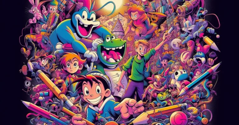 desenhos dos anos 90